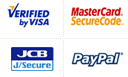 Verified by Visa, SecureCode by MasterCard, J/Secure by JCB, Paypal Integration